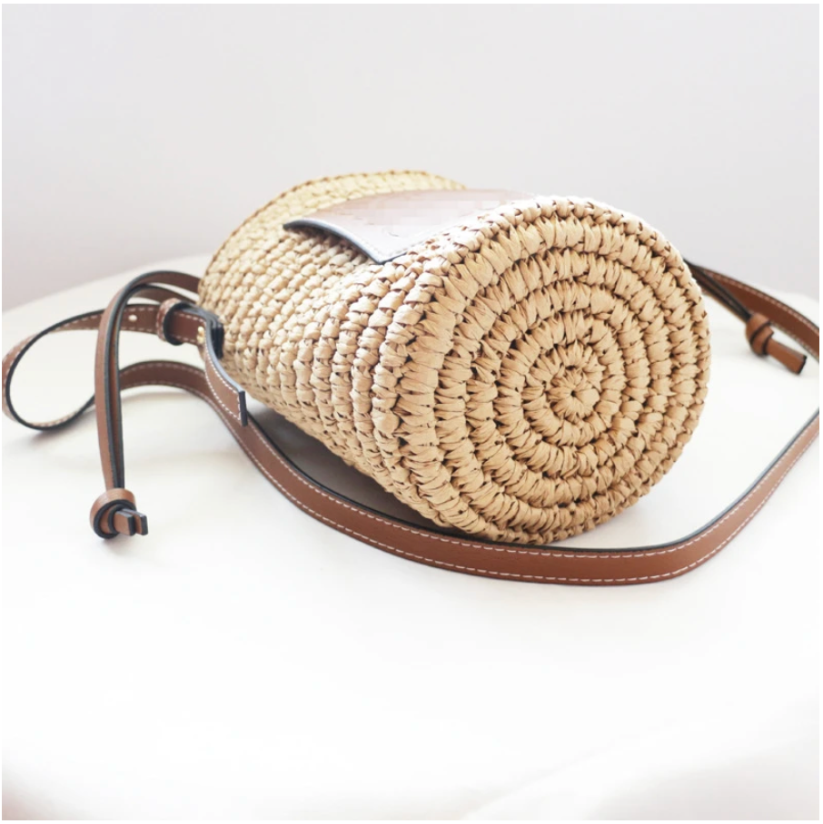 Sac raphia luxe best sale