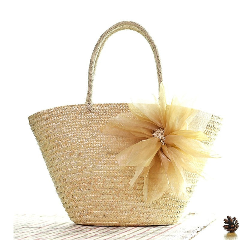 Sac Cabas Paille Shaulaa