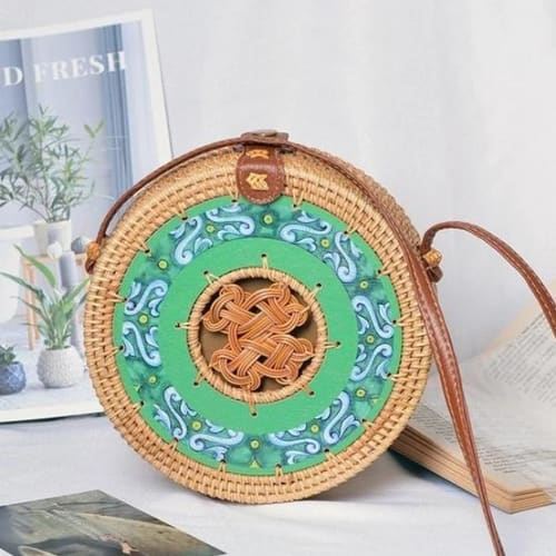 Sac rond online vert