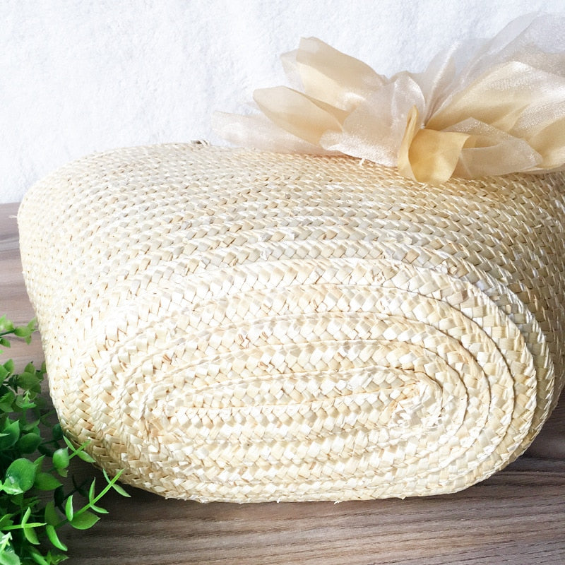 Sac Cabas Paille Demi Lune | Livraison gratuite Sac Cabas Paille Demi Lune | Livraison gratuite