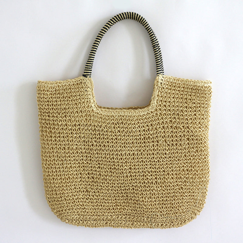 Sac à main en raphia noir pour les invités Sac à main en raphia noir pour les invités