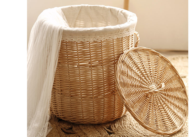 Panier à Linge En Osier | Shaulaa