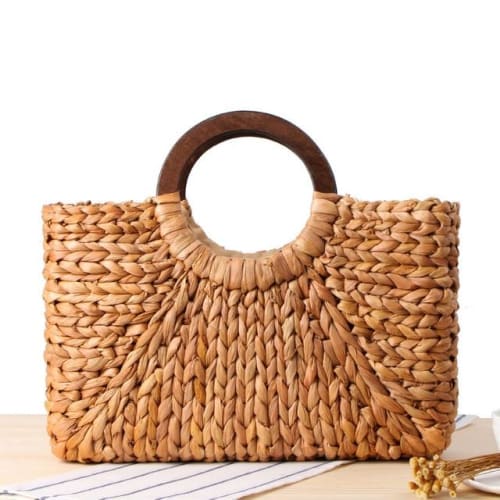 Sac Cabas Raphia - Marron